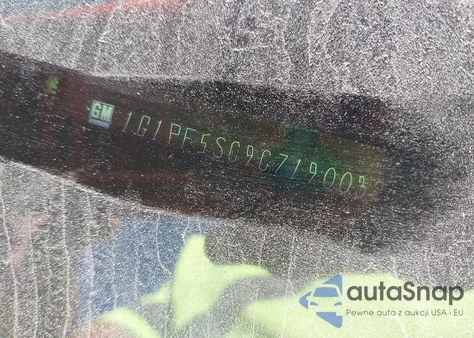 2012 Chevrolet Cruze 1Lt from USA, damaged, VIN 1G1PF5SC9C7190032